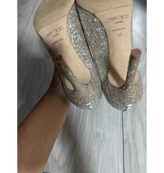 Туфли • Jimmy Choo • Серебряный