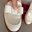 Лоферы • Salvatore Ferragamo • Белый