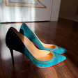 Туфли • Christian Louboutin • Зеленый