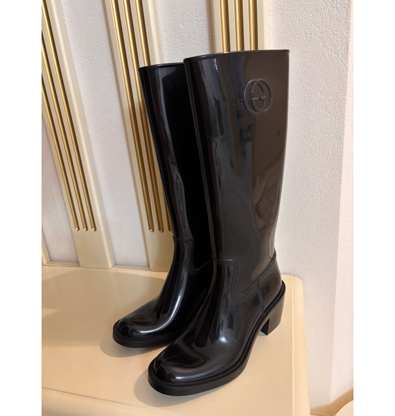Резиновые Сапоги • Gucci • Черный