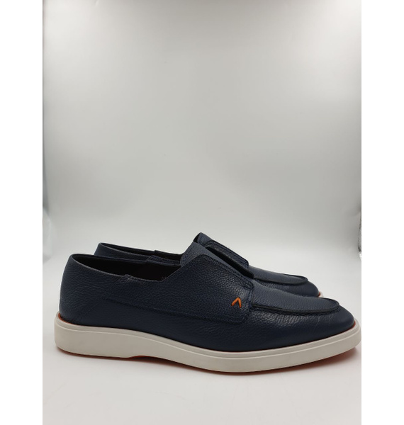 Мокасины • Santoni • Темно-синий