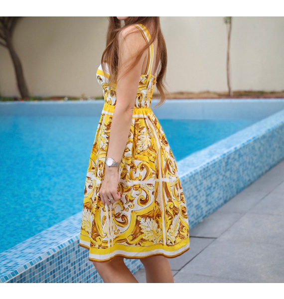 Платье • Dolce & Gabbana • Желтый