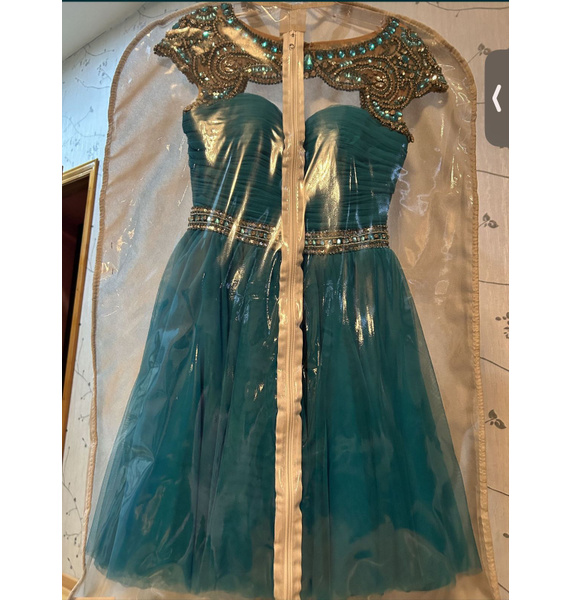Платье • SHERRI HILL • Бирюзовый