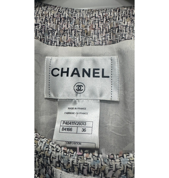 Костюм • Chanel • Серебряный