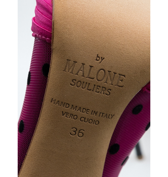 Ботильоны • Malone Souliers • Фуксия