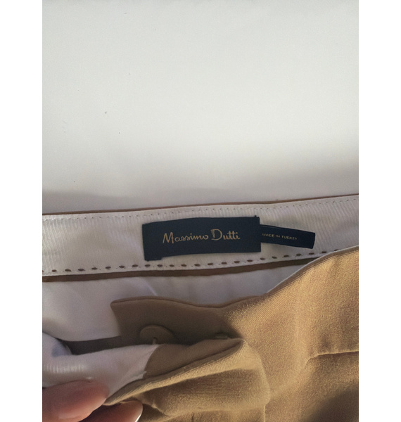 Брюки • Massimo Dutti • Бежевый