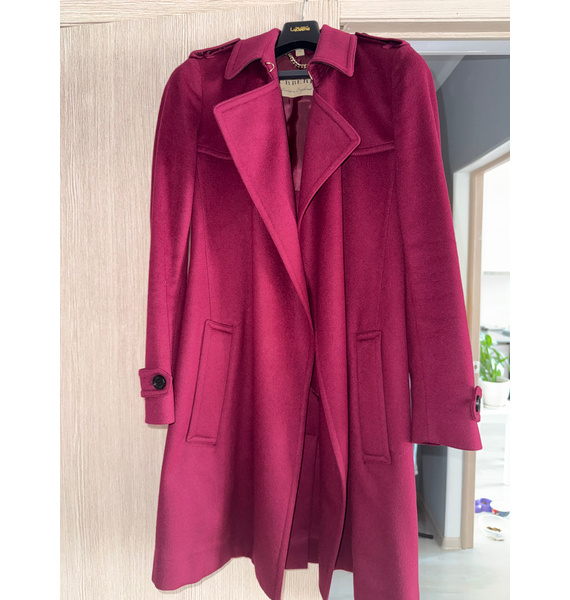 Пальто • Burberry • Бордовый