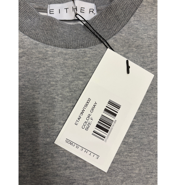 Футболка • EITHER • Серый