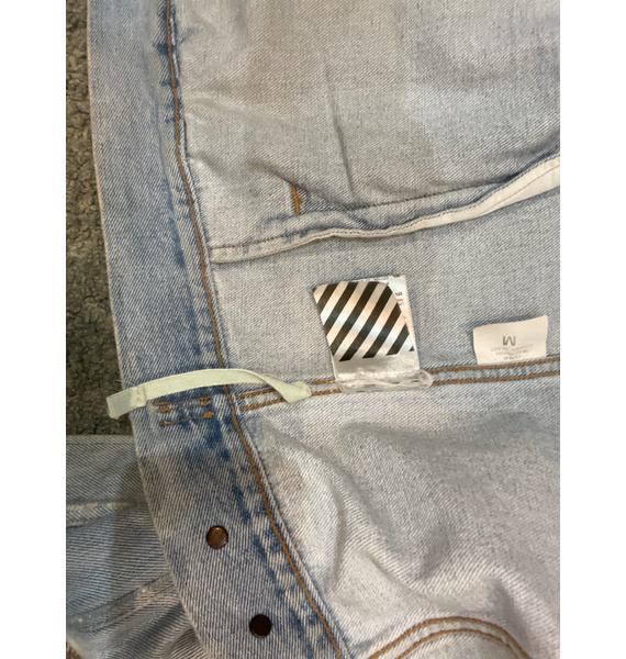 Джинсовка • Off-White • Голубой