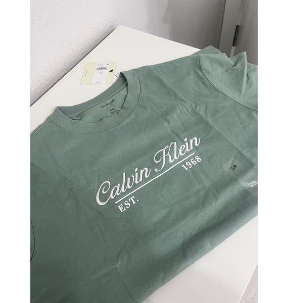 Футболка • Calvin Klein Jeans • Зеленый