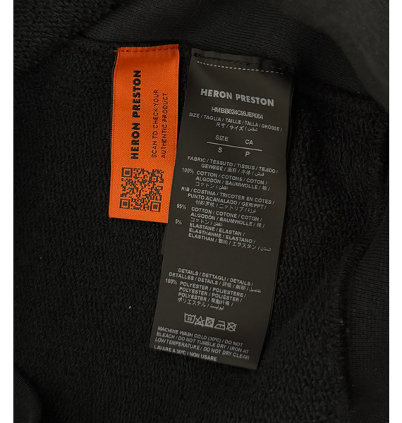 Худи • Heron Preston • Черный