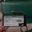 Сумка • Prada • Зеленый