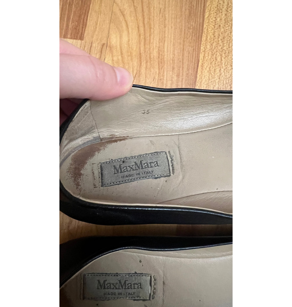 Балетки • Max Mara • Черный