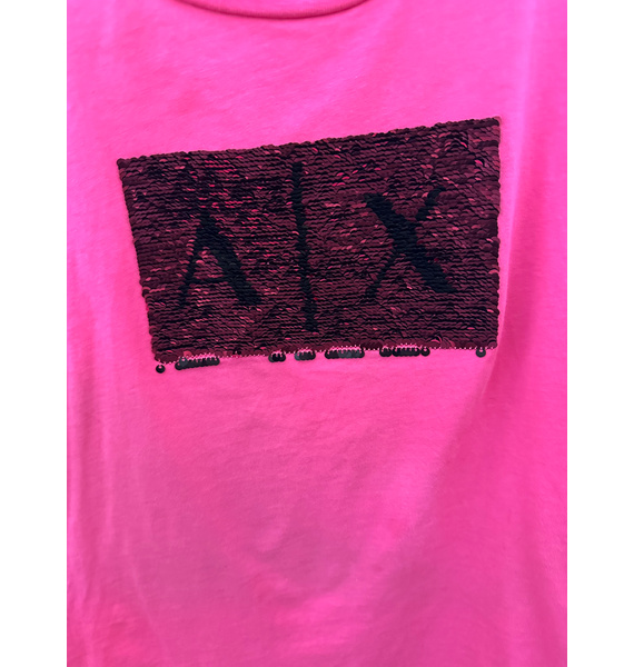 Футболка • Armani Exchange • Розовый