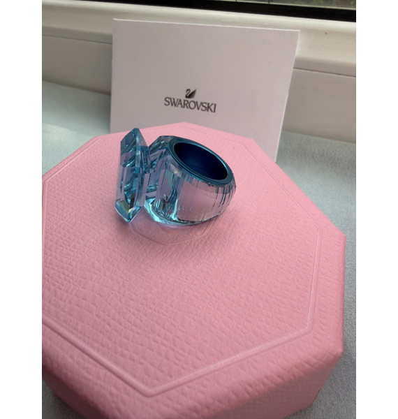 Кольцо • Swarovski • Голубой