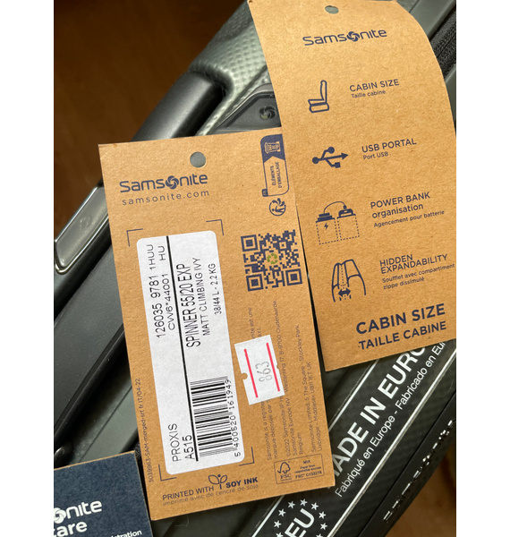 Чемодан • Samsonite • Серый