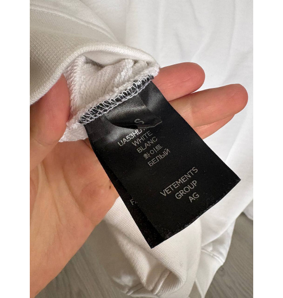 Худи • VETEMENTS • Белый