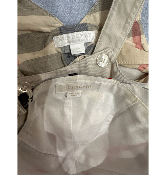 Комбинезон и кепка • Burberry Kids • Бежевый