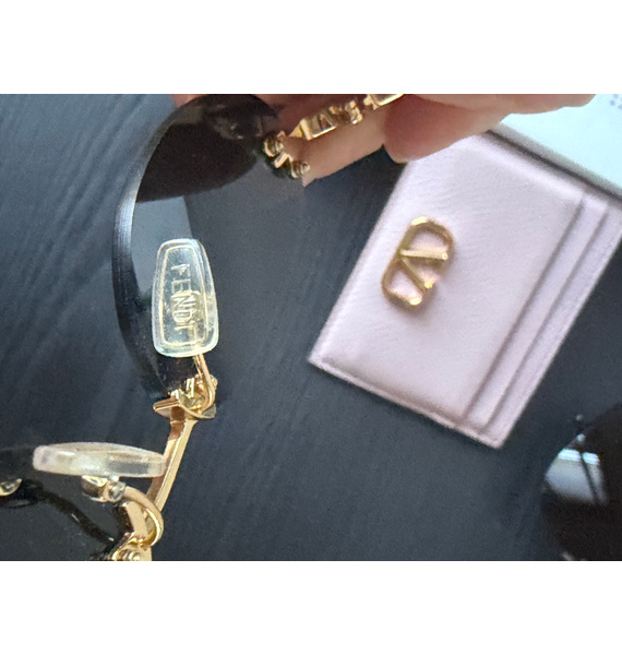 Очки • Fendi • Коричневый