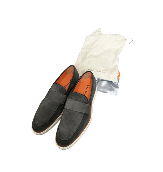 Лоферы • Santoni • Серый