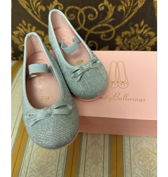 Туфли • Pretty Ballerina • Серебряный