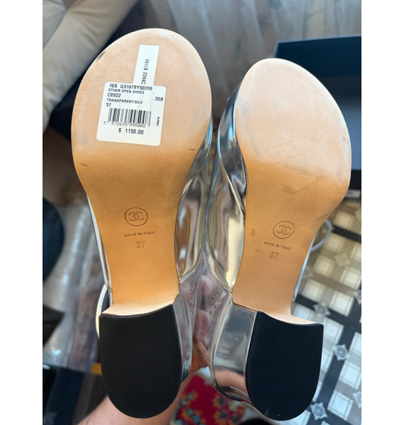 Туфли • Chanel • Серебряный