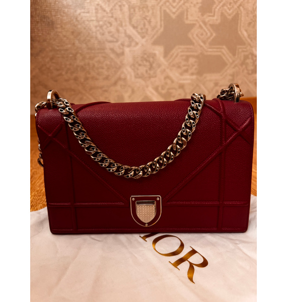 Сумка • Christian Dior • Бордовый