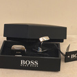 Запонки • Boss Hugo Boss • Серебряный