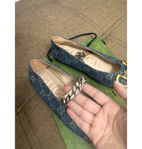 Балетки • Gucci • Голубой