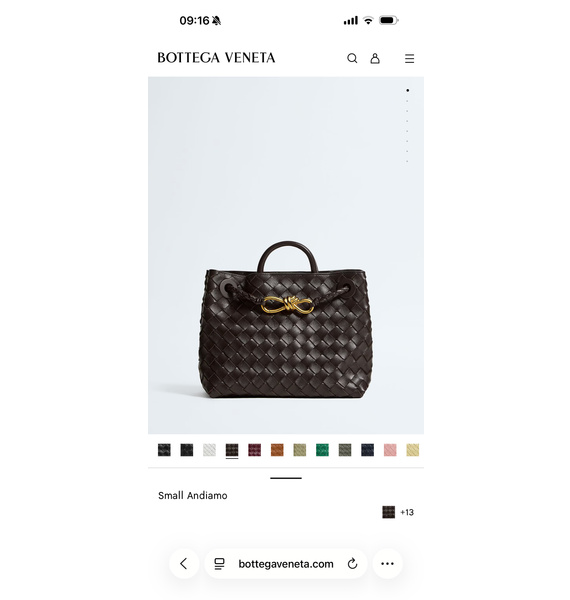 Сумка • Bottega Veneta • Коричневый