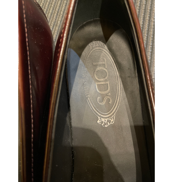 Лоферы • Tod's • Бордовый