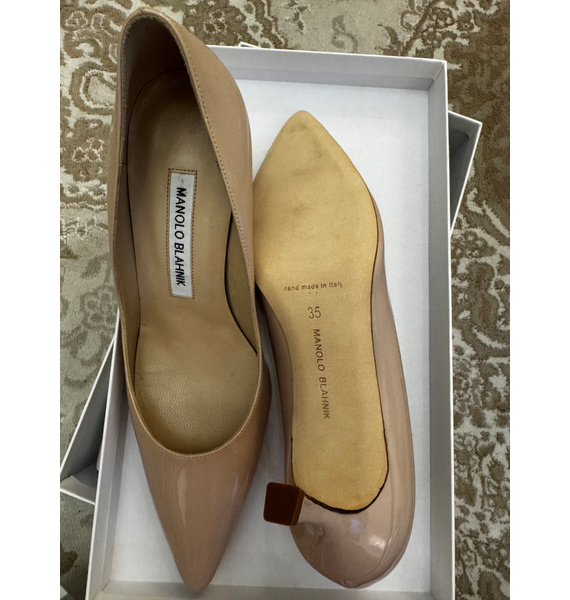 Туфли • Manolo Blahnik • Бежевый