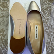 Туфли • Manolo Blahnik • Серебряный