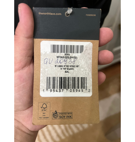 Жилет • The North Face • Черный