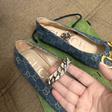 Балетки • Gucci • Голубой