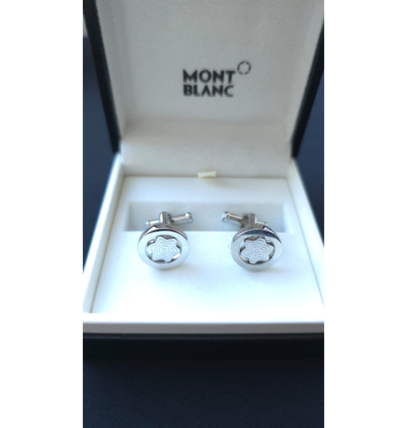 Запонки • Montblanc • Серебряный