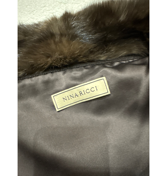 Шуба • Nina Ricci • Коричневый