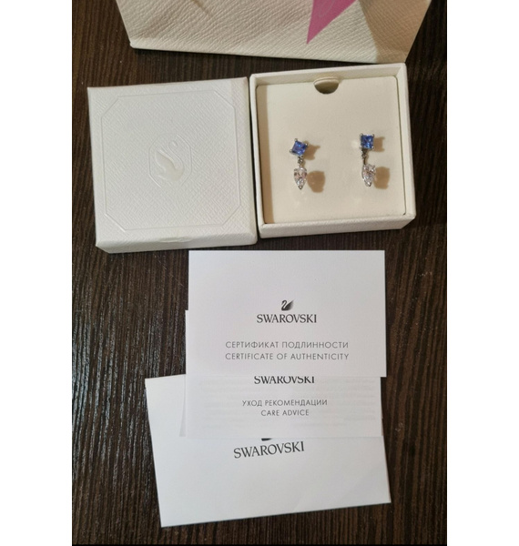 Серьги • Swarovski • Серебряный