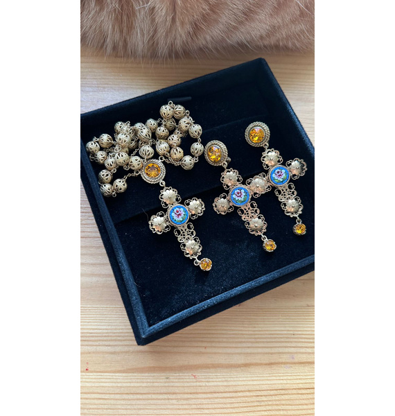 Сотуар и клипсы • Dolce & Gabbana • Золотой