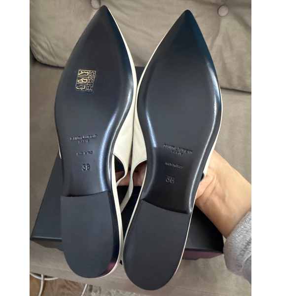 Балетки • Saint Laurent • Бежевый