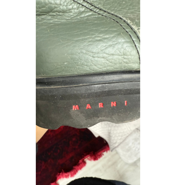 Сапоги • Marni • Горчичный