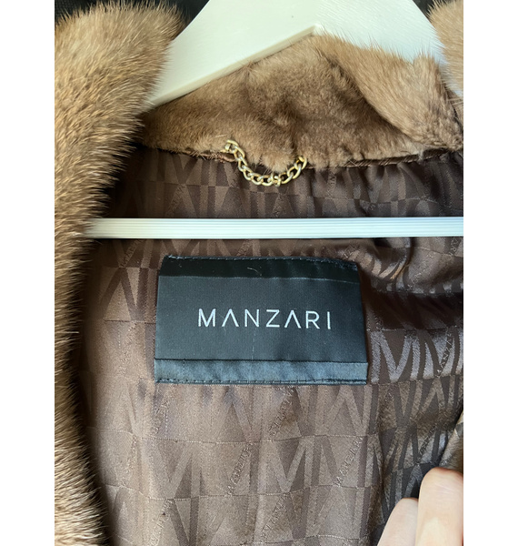 Шуба • MANZARI • Коричневый