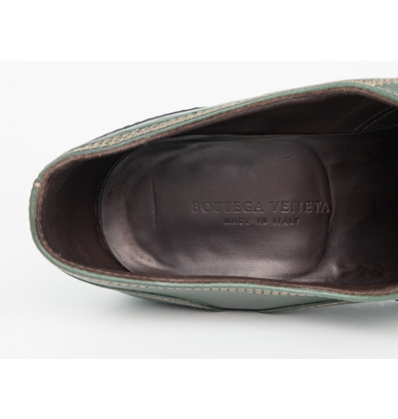 Оксфорды • Bottega Veneta • Зеленый