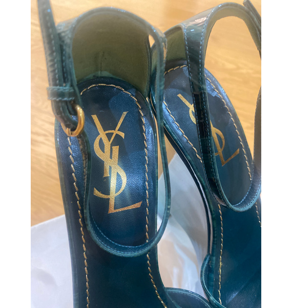 Туфли • Yves Saint Laurent • Зеленый