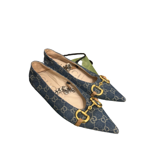 Балетки • Gucci • Голубой