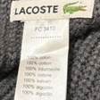 Шарф • Lacoste • Серый
