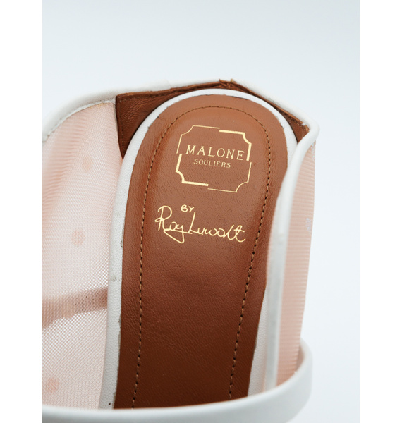 Мюли • Malone Souliers • Кремовый