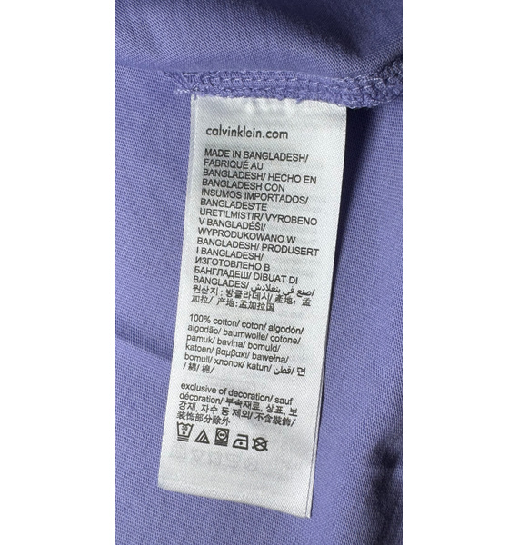 Футболка • Calvin Klein • Фиолетовый