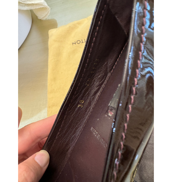 Балетки • Louis Vuitton • Бордовый
