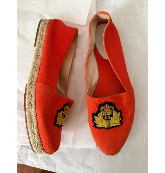 Эспадрильи • Christian Louboutin • Оранжевый